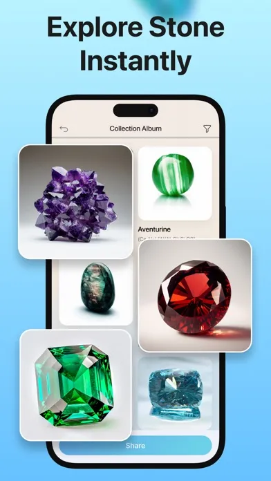 Capturas de pantalla de Rock Identifier - Gemstone