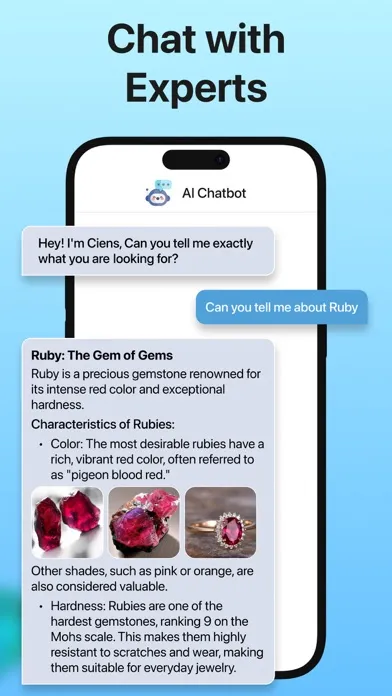 Capturas de pantalla de Rock Identifier - Gemstone