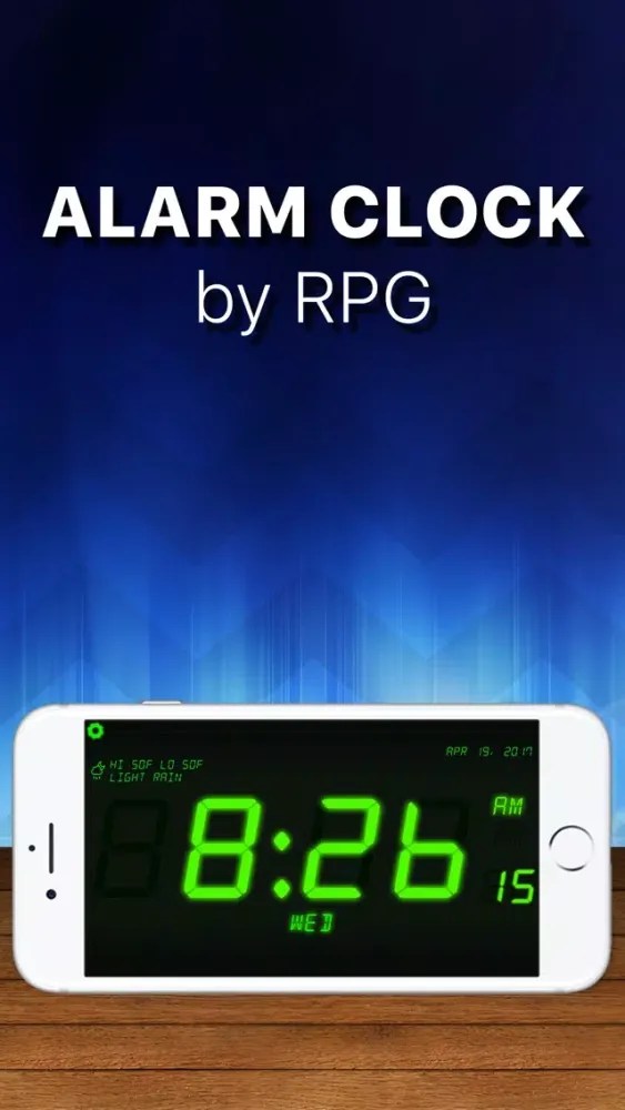 Tangkapan layar Alarm Clock by RPG