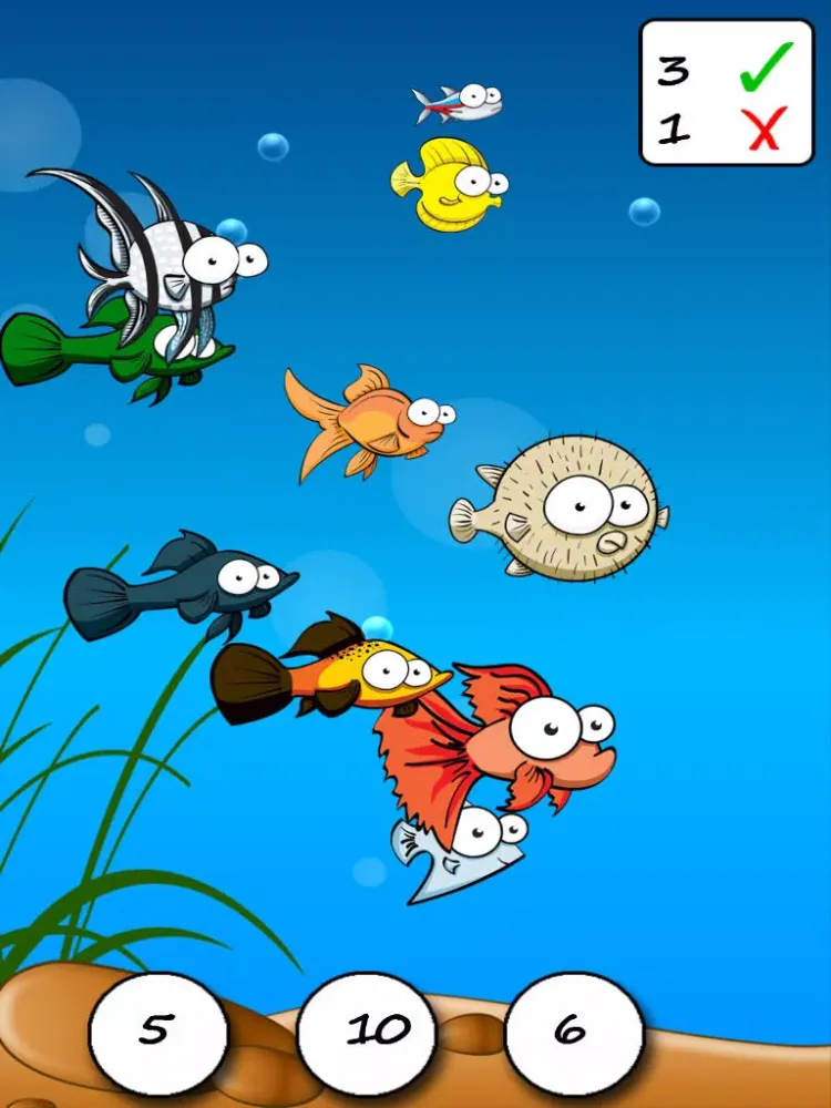 Capturas de pantalla de Counting Fish iPad 