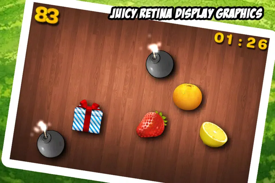Capturas de tela do Fruit Smash Lite