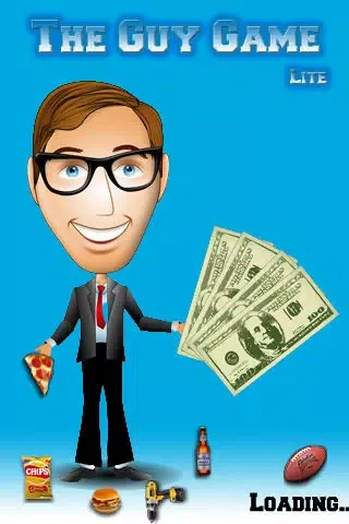 The Guy Game Lite - Match 3 with pizza and beer スクリーンショット