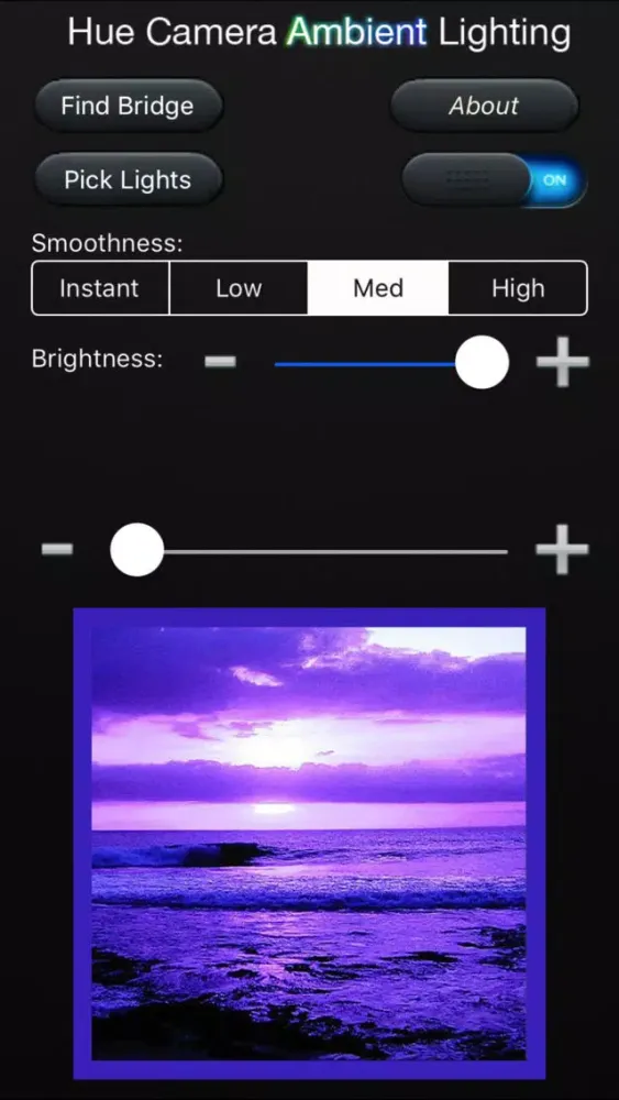 Скриншоты Hue Camera Ambient Lighting