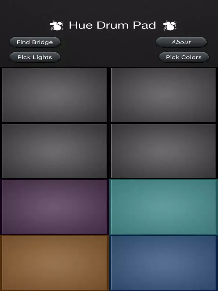 Zrzuty ekranu Hue Drum Pad iPad 