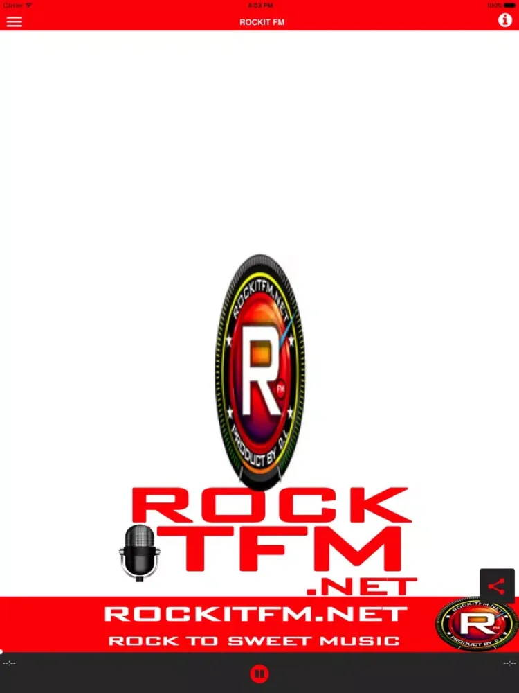 ROCKITFM iPad  স্ক্রিনশট