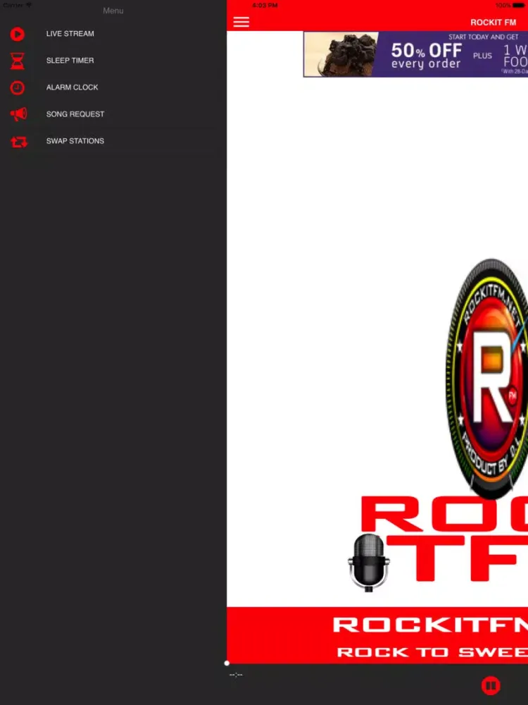 ROCKITFM iPad  স্ক্রিনশট