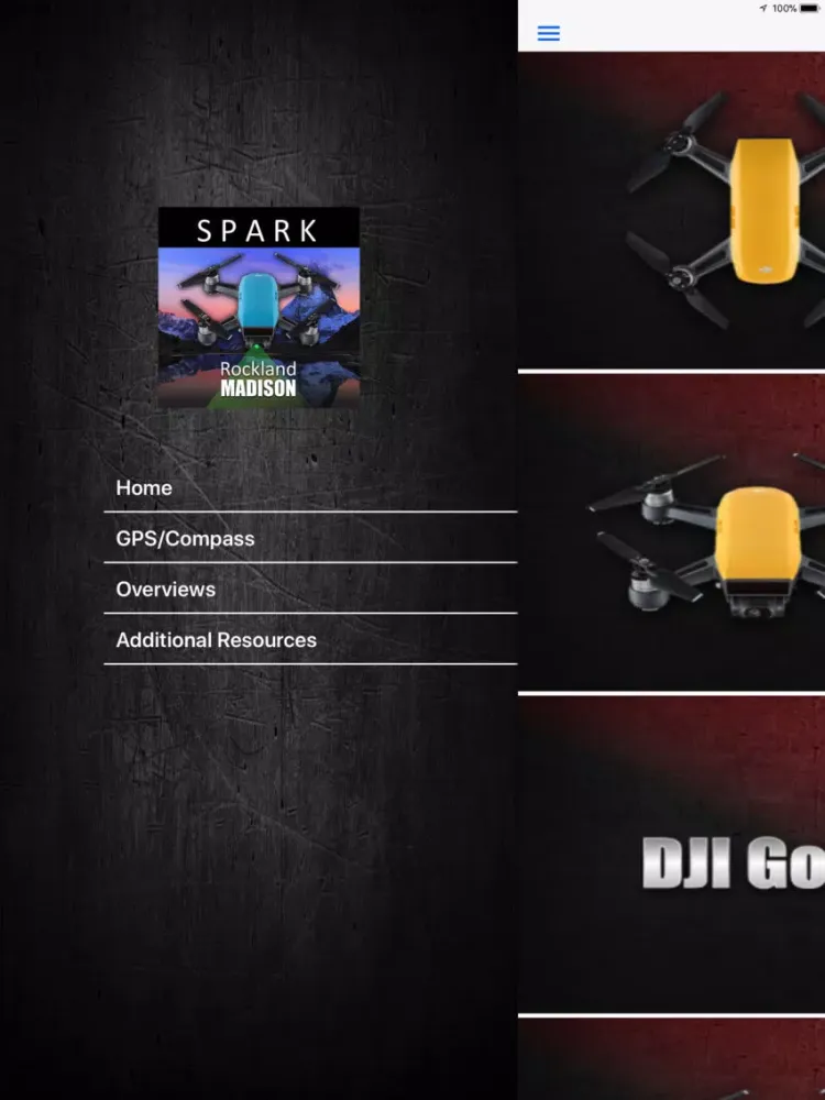 Ảnh chụp màn hình của Rockland for Spark iPad 
