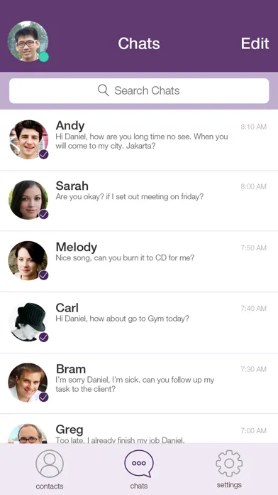 Скриншоты StealthChat: Encrypted Chats