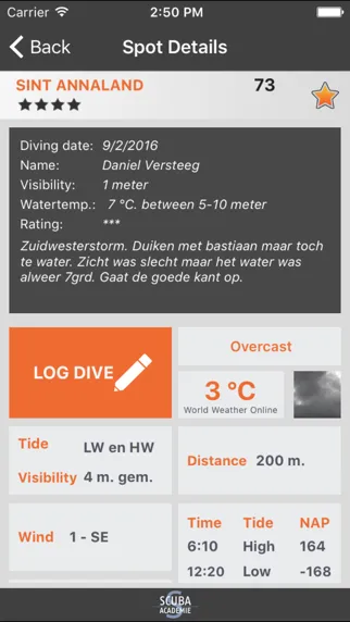 Zrzuty ekranu Divers Guide