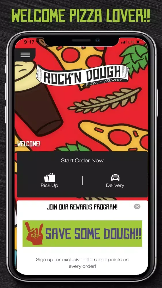 Rock'n Dough Pizza & Brewery应用截图