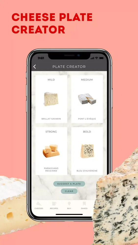 Zrzuty ekranu Cheeses