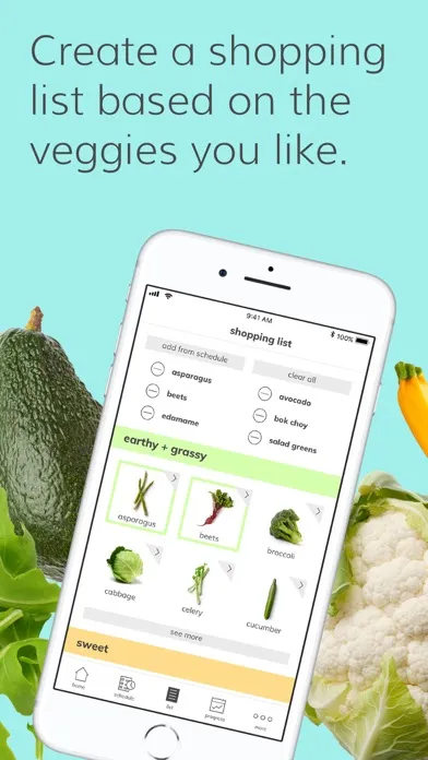 Ảnh chụp màn hình của FlavorBaby – Veggies First