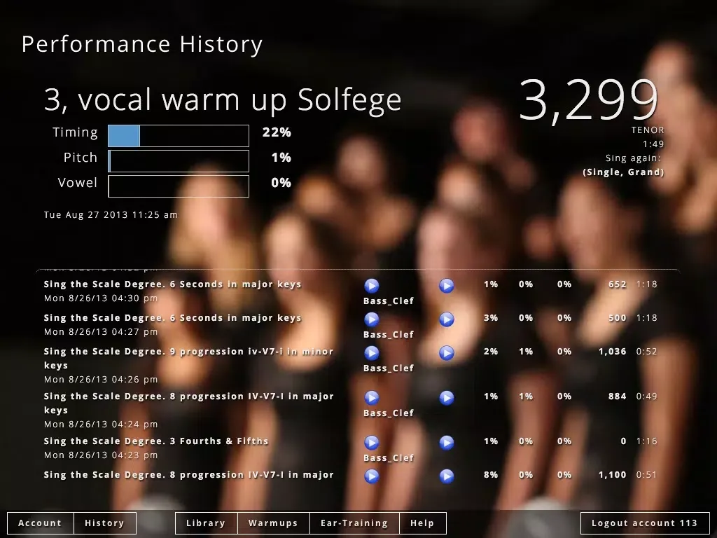 Скриншоты Choir Prodigy iPad 