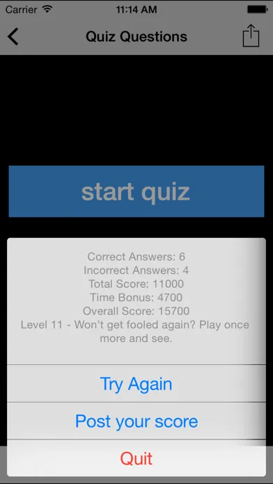Classic Rock Quiz lite Screenshots