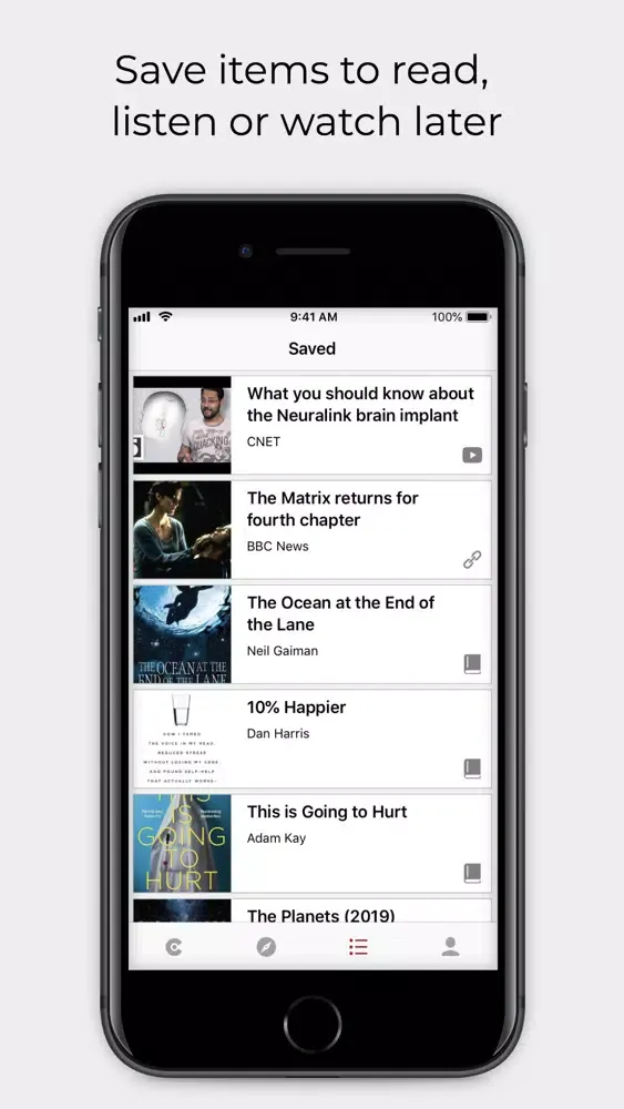 Curated - quality content スクリーンショット