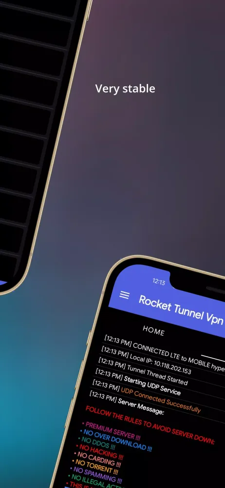 Rocket Tunnel Vpn Screenshots