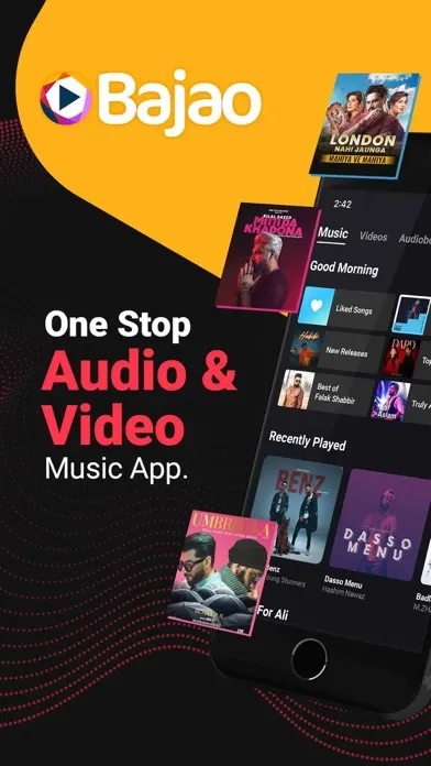 Bajao: Music & Audiobooks應用截圖