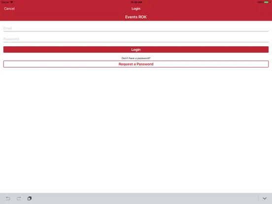 Events ROK iPad 应用截图