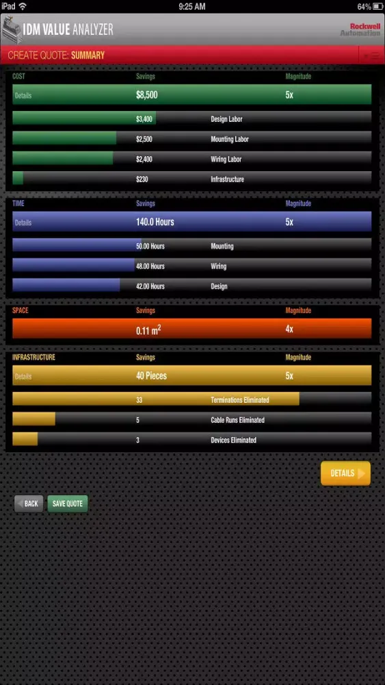 IDM Value Analyzer Tool Screenshots