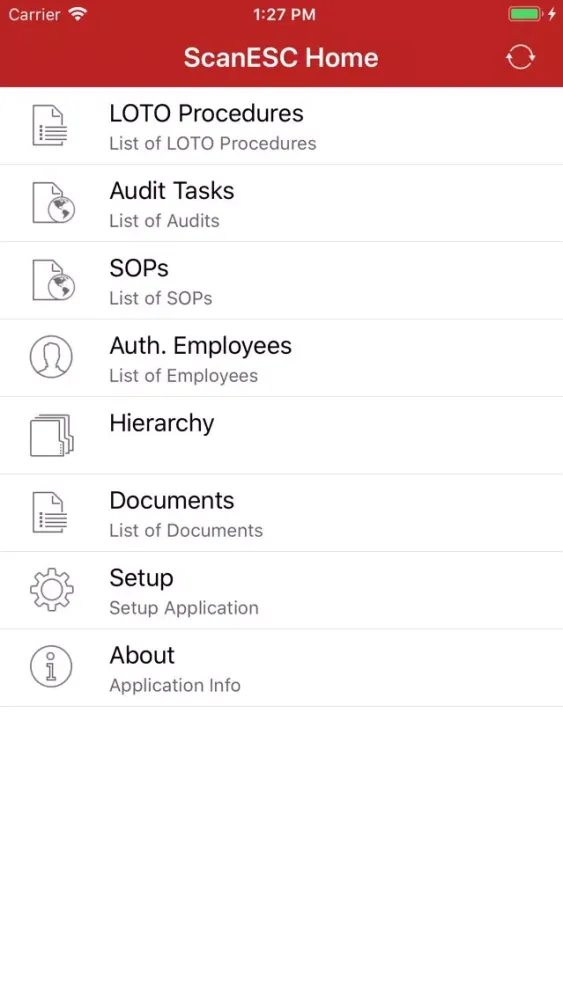 Tangkapan layar ScanESC for MS Dynamics CRM