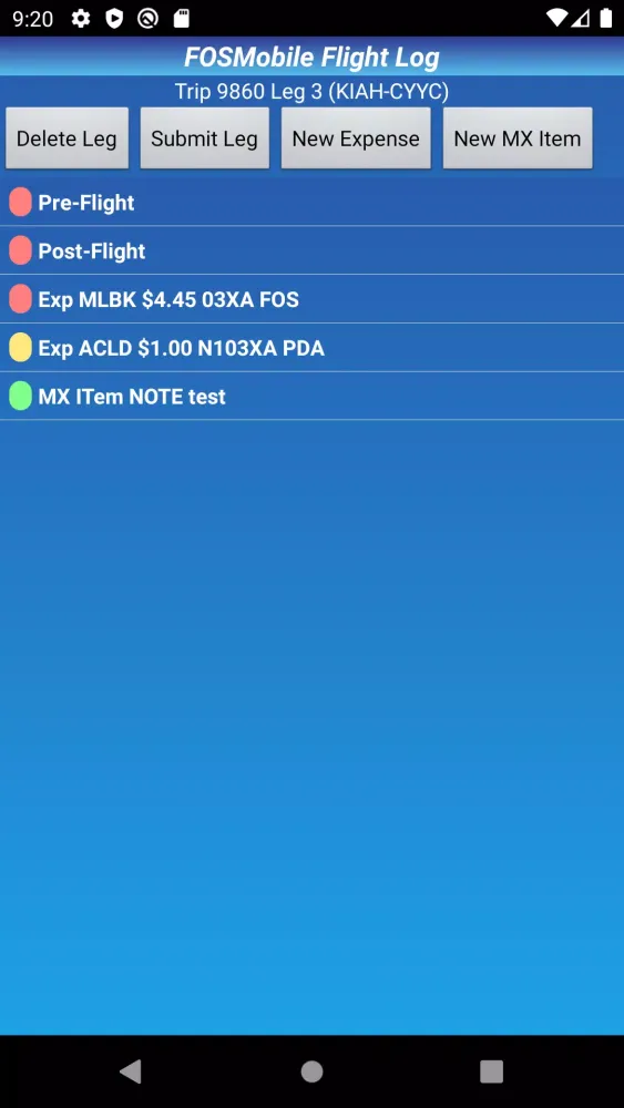 ARINC FOS Screenshots