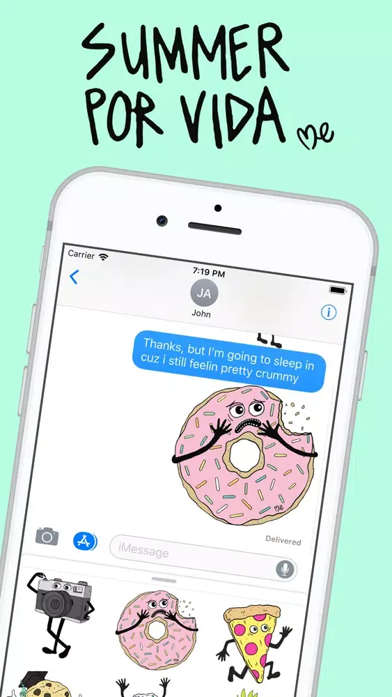 Captures d'écran de Summer Por Vida Stickers