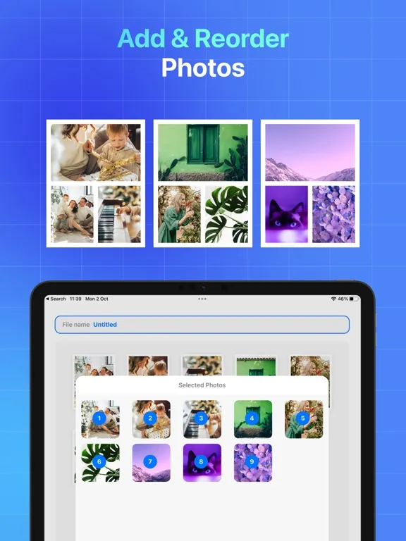 Captures d'écran de Image to PDF· iPad 