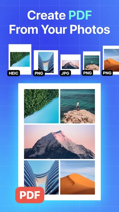 Captures d'écran de Image to PDF·