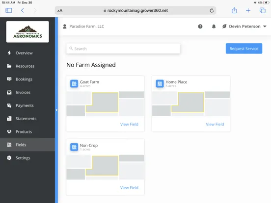 Rocky Mountain Ag Portal iPad  Screenshots