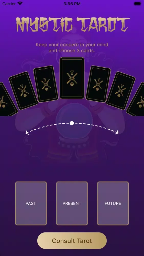 Screenshot di Crystal Tarot