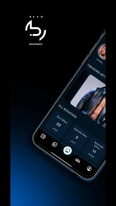 Capturas de tela do BEAM Bookings