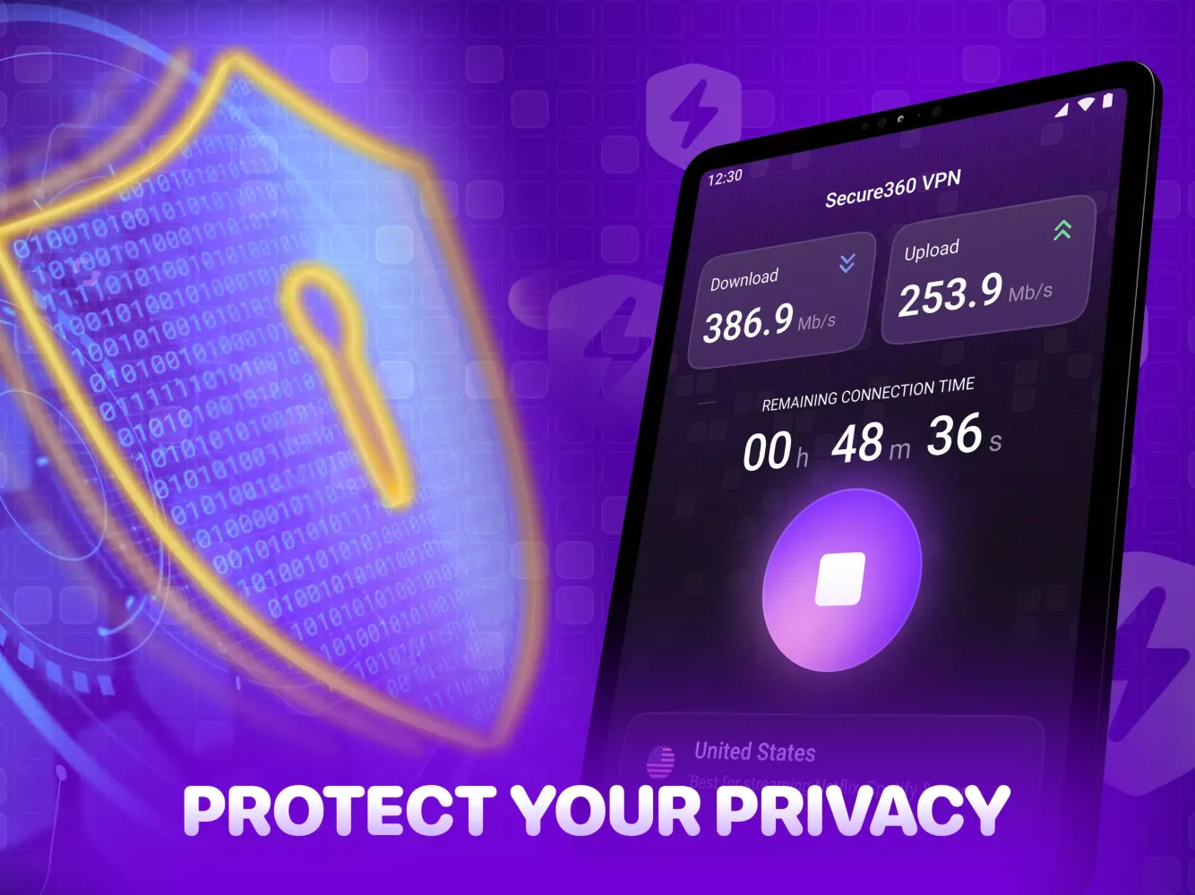 Secure 360: VPN, Super Proxy Screenshots