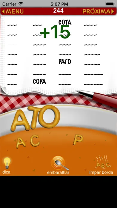 Captures d'écran de Sopa de Letrinhas