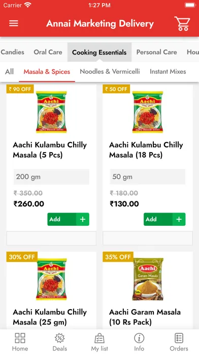 Screenshot di Annai Marketing