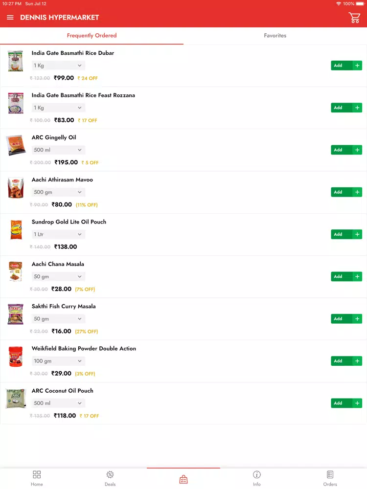 Dennis Hypermarket iPad 应用截图