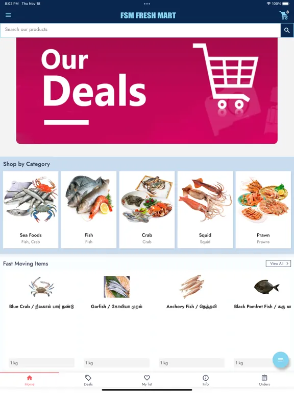 FSM Freshmart iPad 应用截图