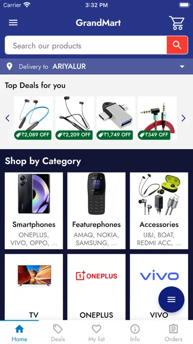 Ảnh chụp màn hình của Grand Mart