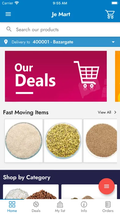 Capturas de pantalla de Je Mart - Order Grocery Online