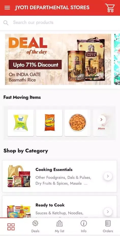 Screenshot di JYOTI DEPARTMENTAL STORES