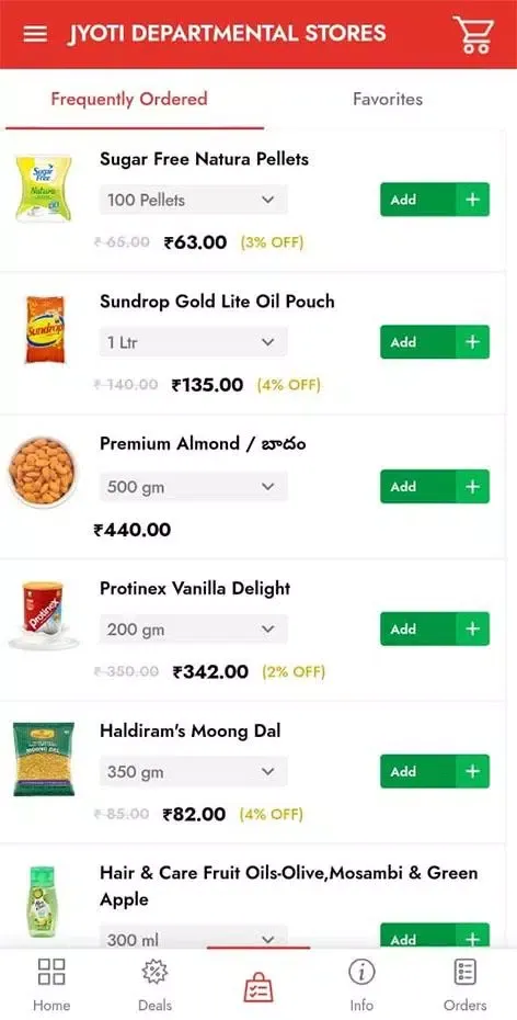 Screenshot di JYOTI DEPARTMENTAL STORES