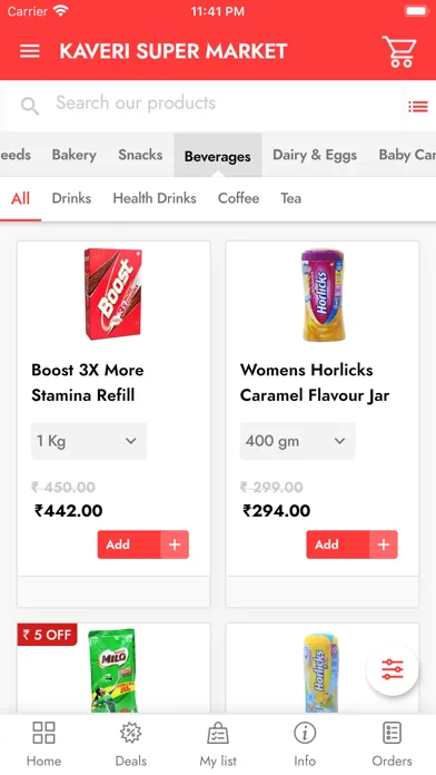 KAVERI SUPER MARKET Ekran Görüntüleri