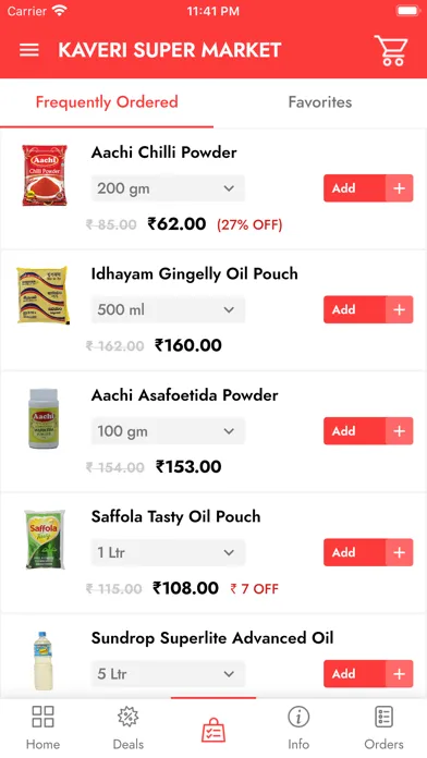 KAVERI SUPER MARKET Ekran Görüntüleri