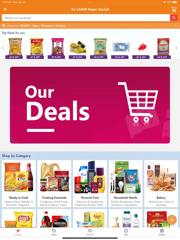 Laxmi Super Market iPad  스크린샷