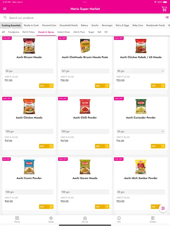 Mario Super Market iPad  스크린샷