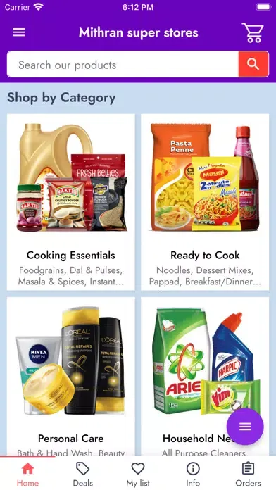 Zrzuty ekranu Mithran Super Stores