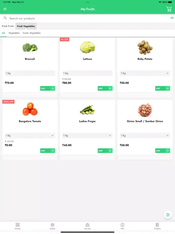 My Fruitz iPad  স্ক্রিনশট