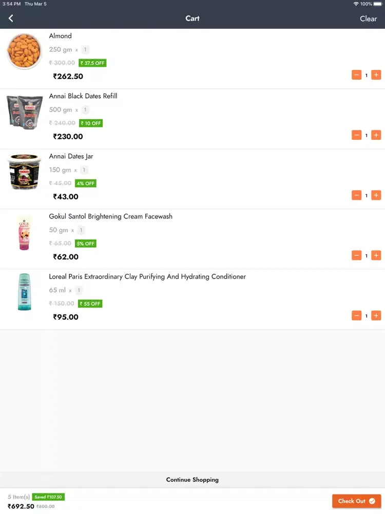 Скриншоты Jaya Stores iPad 