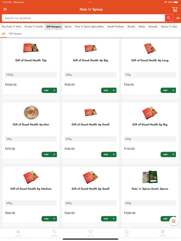 Скриншоты Nuts 'n' Spices iPad 