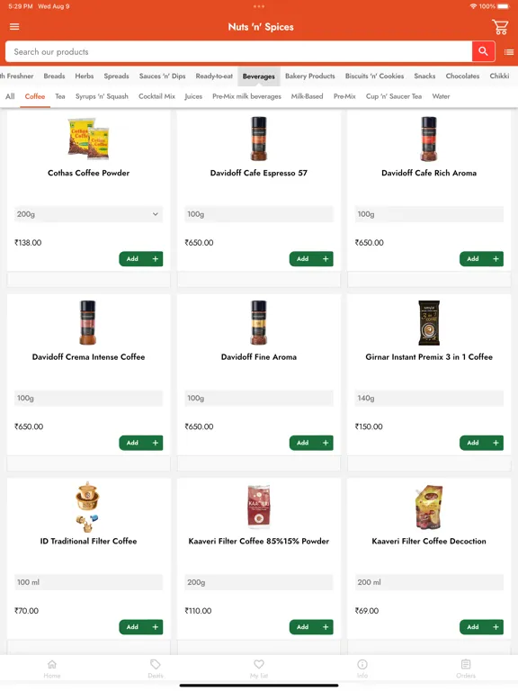 Скриншоты Nuts 'n' Spices iPad 