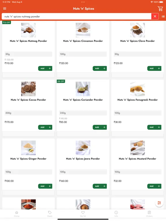 Скриншоты Nuts 'n' Spices iPad 